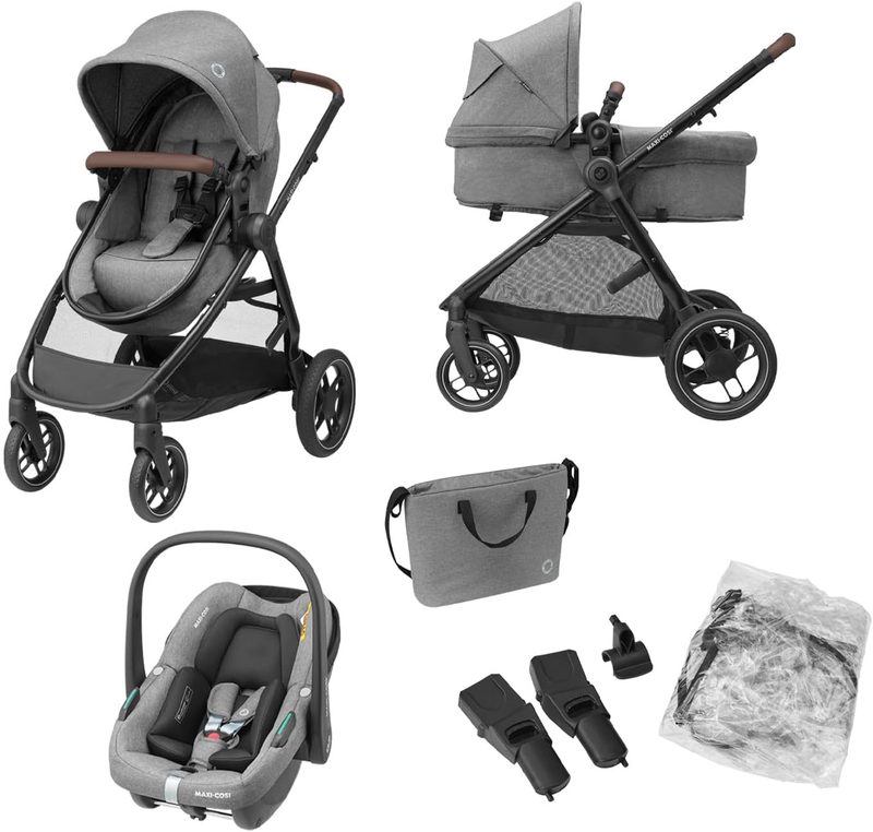 Maxi-Cosi Zelia S Trio · cochecito 3 piezas + silla i-Size (0-4 años)